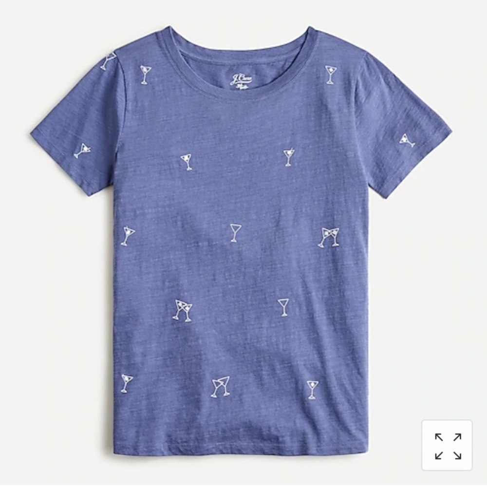 J. Crew Martini Glass Vintage Collector t-Shirt